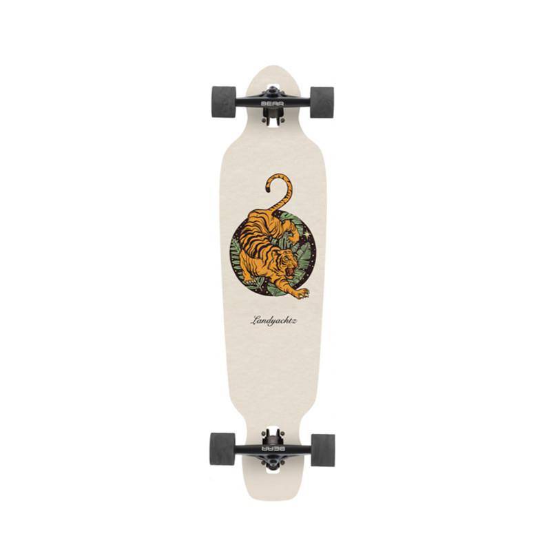 LANDYACHTZ - BATTLE AXE 38” DROP THROUGH LONGBOARD - Paper Tiger - Mooloolabas