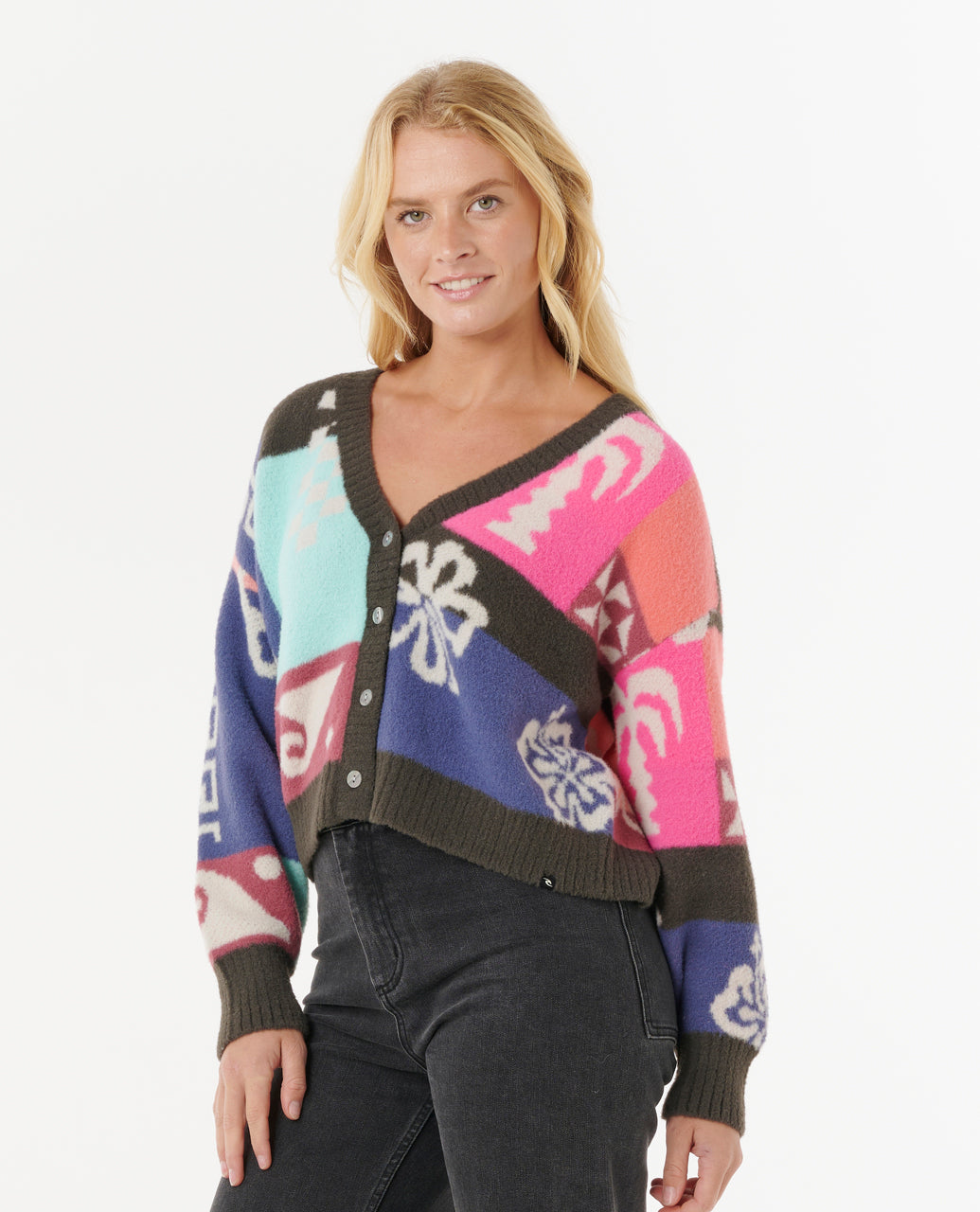 Rip Curl Keepsakes Strickjacke aus Jacquard