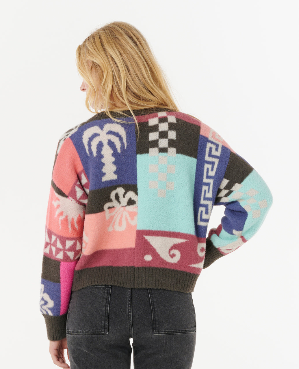 Rip Curl Keepsakes Strickjacke aus Jacquard