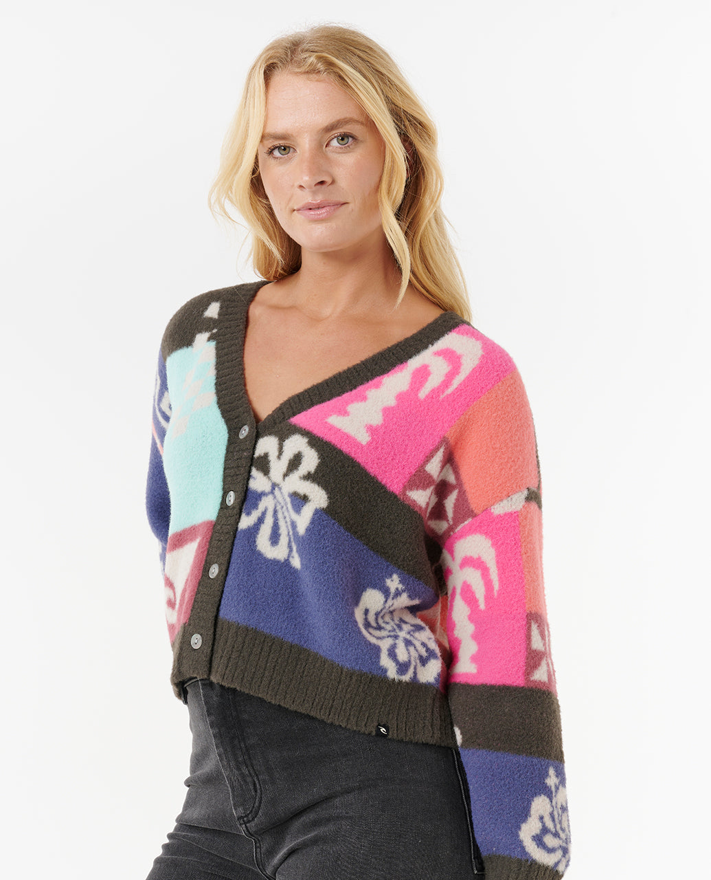 Rip Curl Keepsakes Strickjacke aus Jacquard