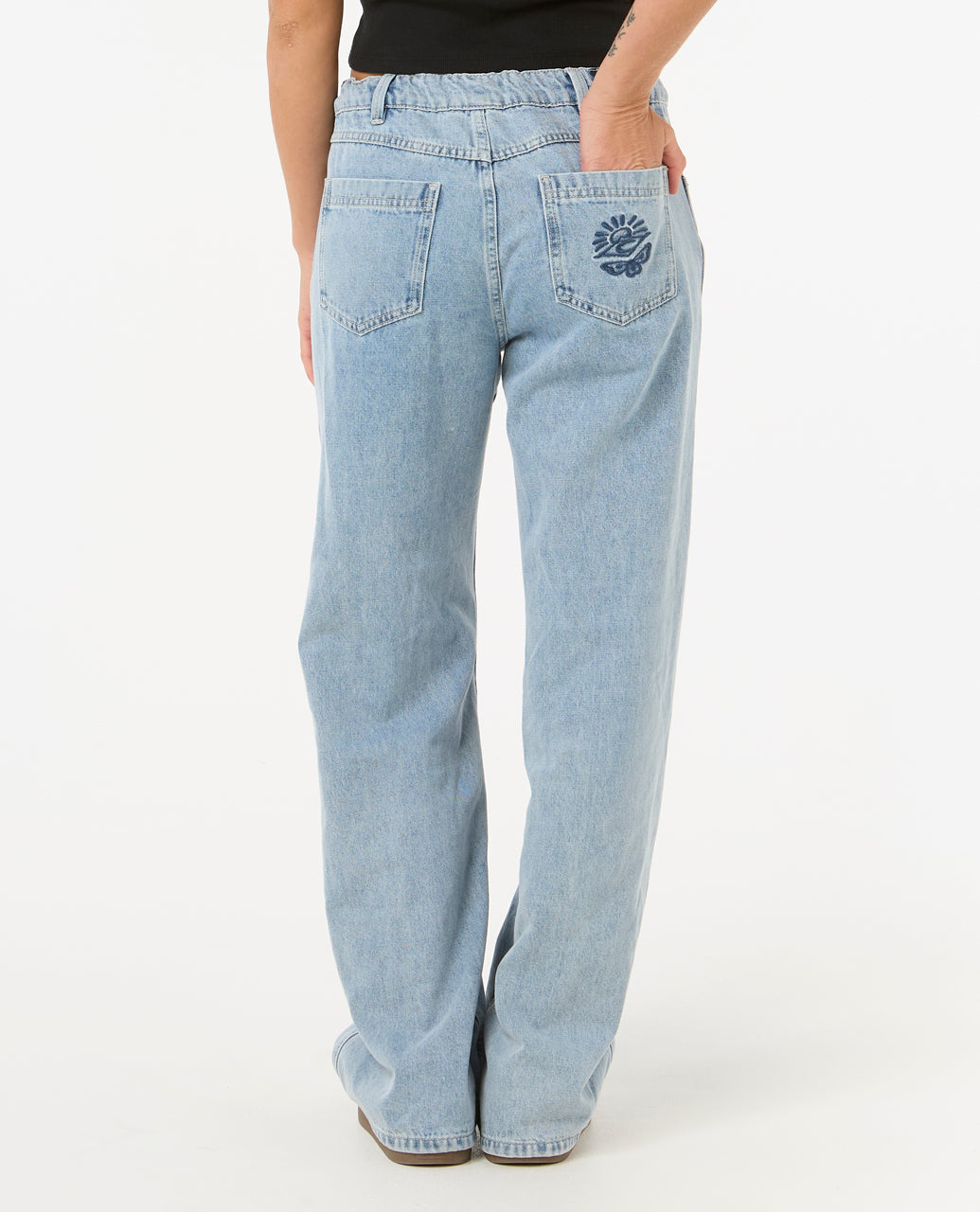 Rip Curl Lässig geschnittene Denim-Jeans von Aggie