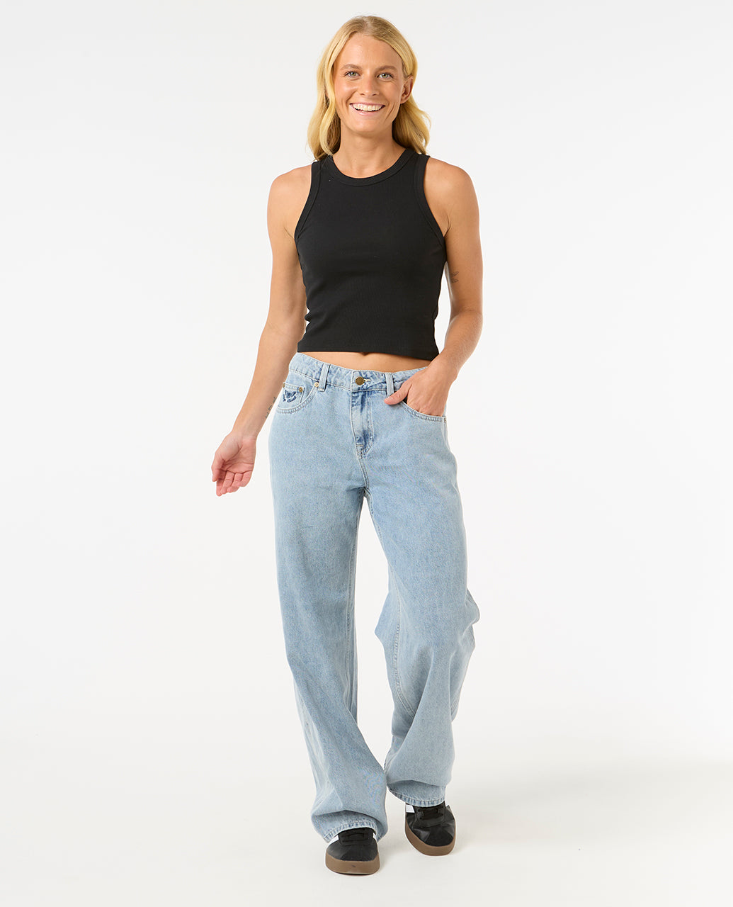Rip Curl Lässig geschnittene Denim-Jeans von Aggie