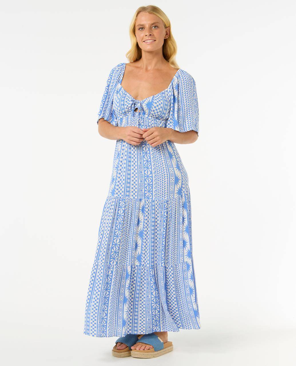 Rip Curl San Carlos Kleid mit kurzen Ärmeln