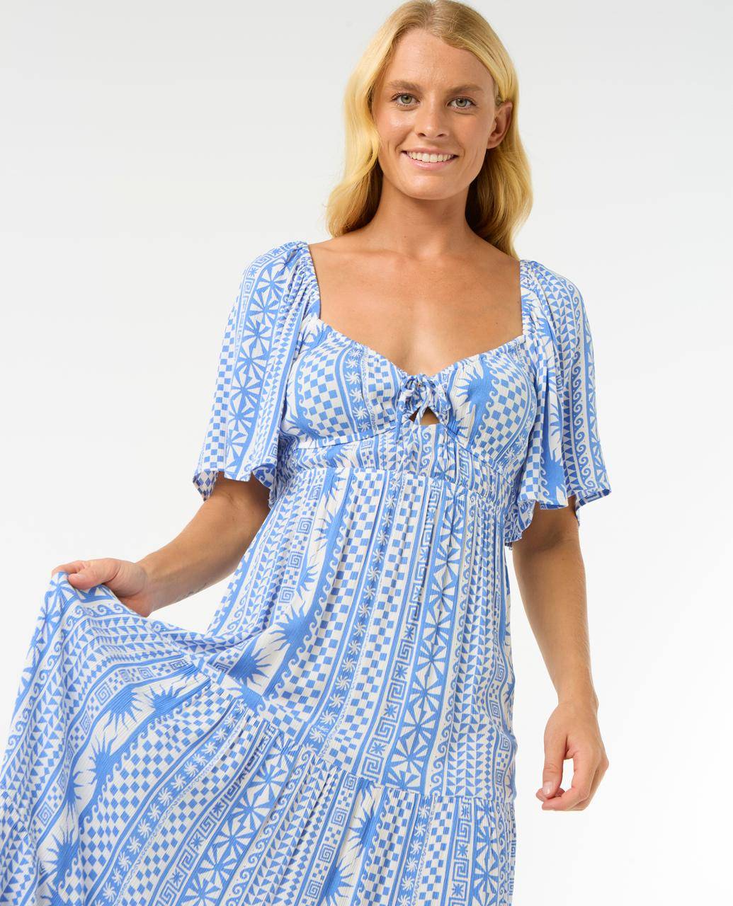 Rip Curl San Carlos Kleid mit kurzen Ärmeln