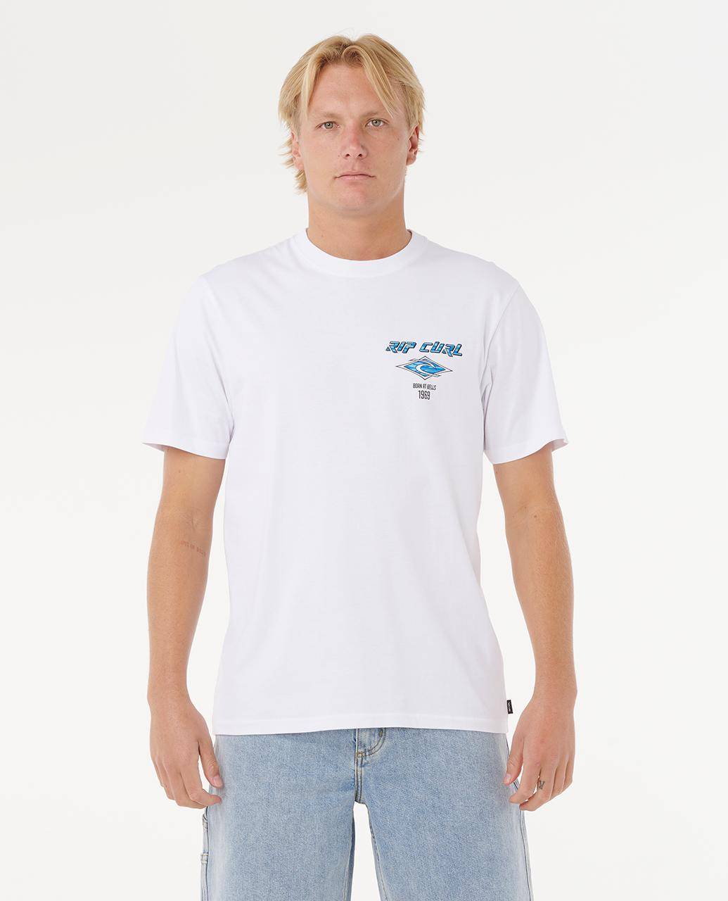 Rip Curl Kurzärmeliges Fade Out Icon T-Shirt