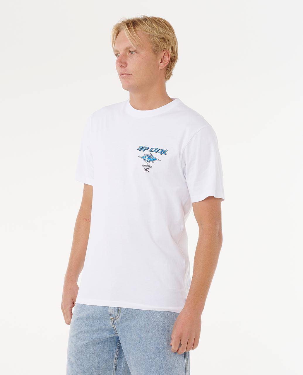 Rip Curl Kurzärmeliges Fade Out Icon T-Shirt
