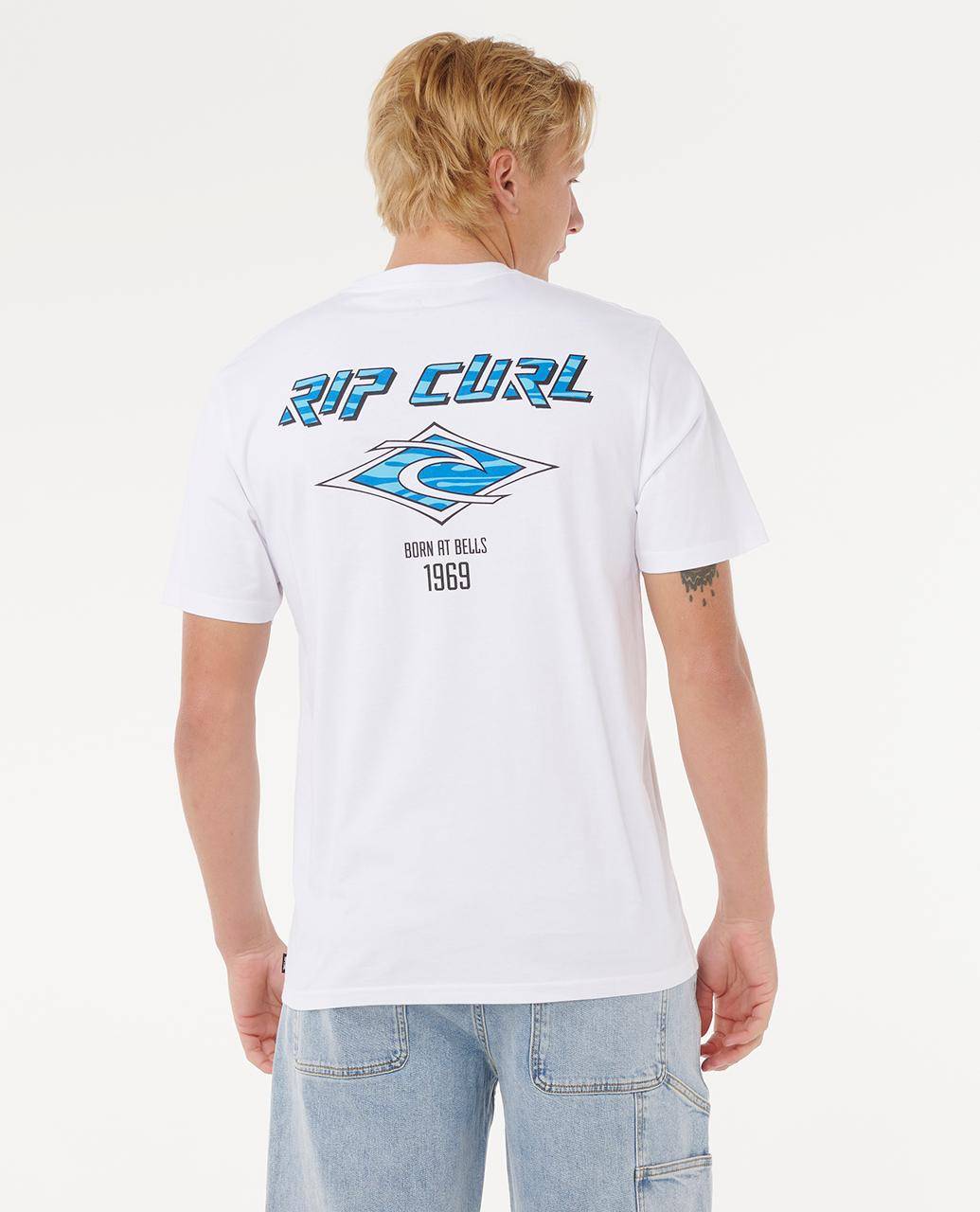 Rip Curl Kurzärmeliges Fade Out Icon T-Shirt
