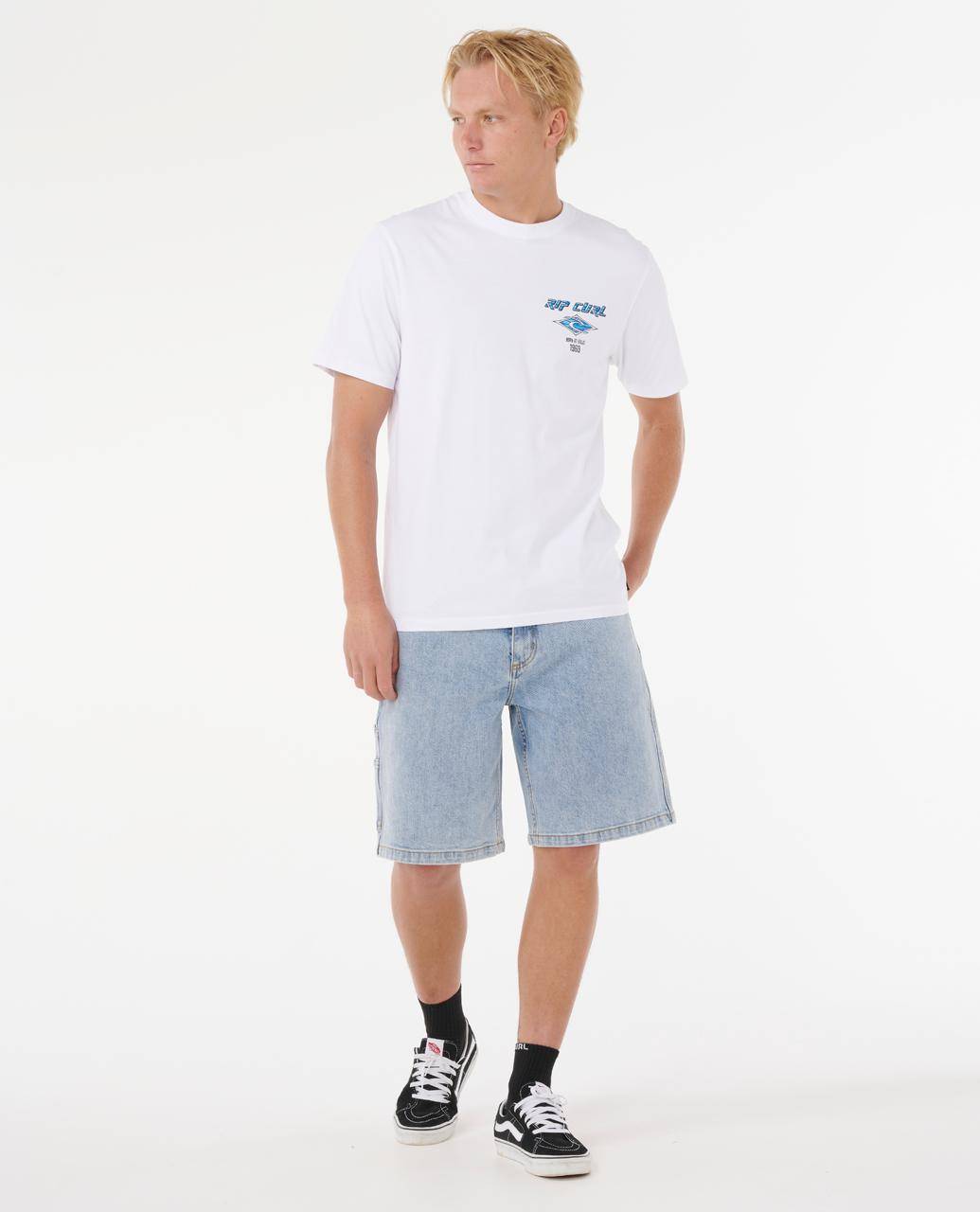 Rip Curl Kurzärmeliges Fade Out Icon T-Shirt