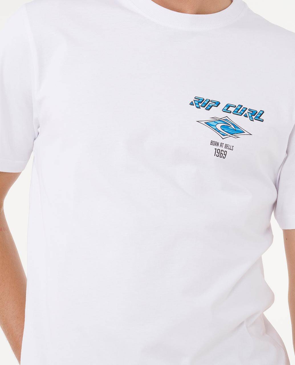 Rip Curl Kurzärmeliges Fade Out Icon T-Shirt
