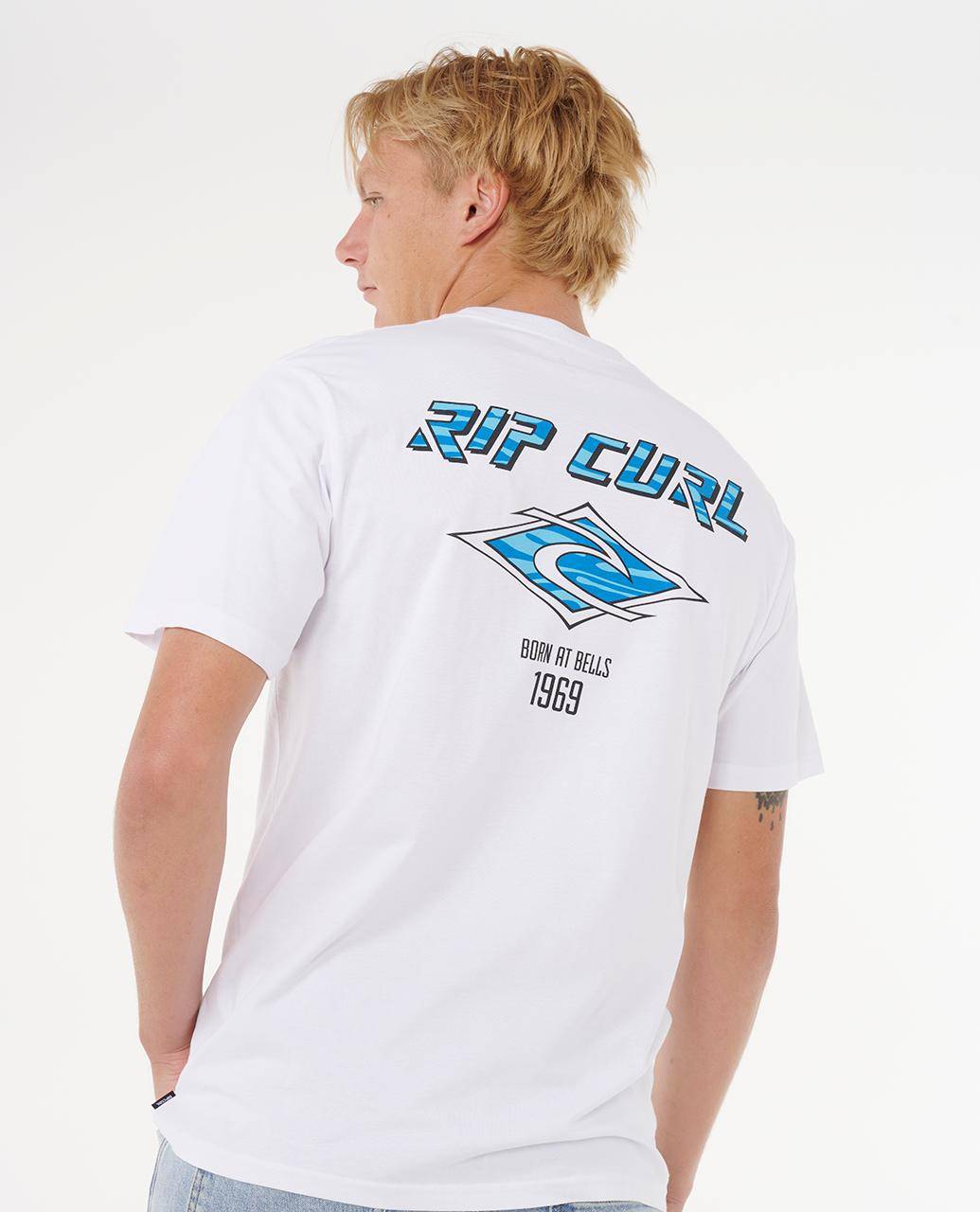 Rip Curl Kurzärmeliges Fade Out Icon T-Shirt