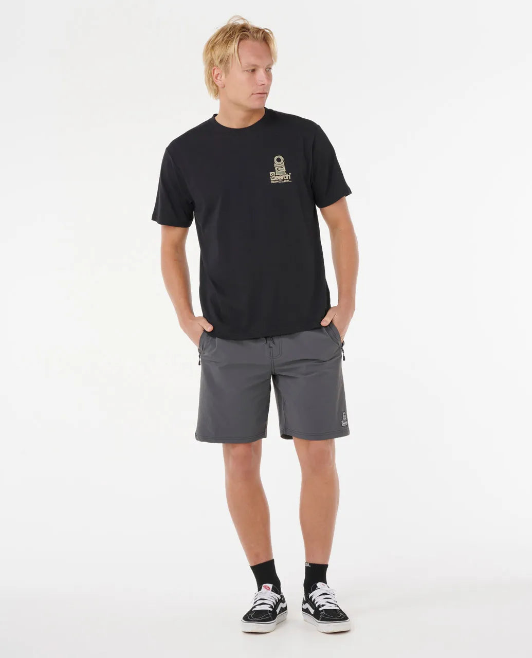 Rip Cur VaporCool Search Stack T-Shirt
