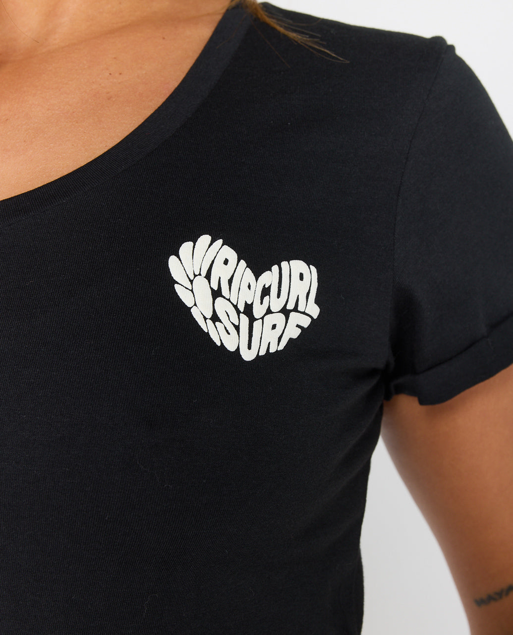 Rip Curl Heart V-Neck Tee T-Shirt