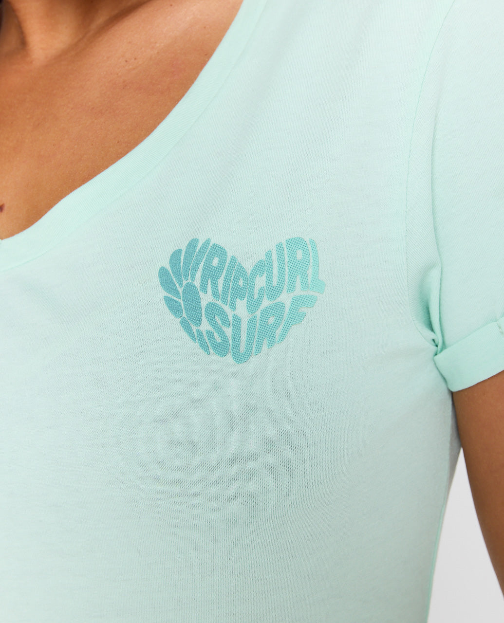 Rip Curl Heart V-Neck Tee T-Shirt