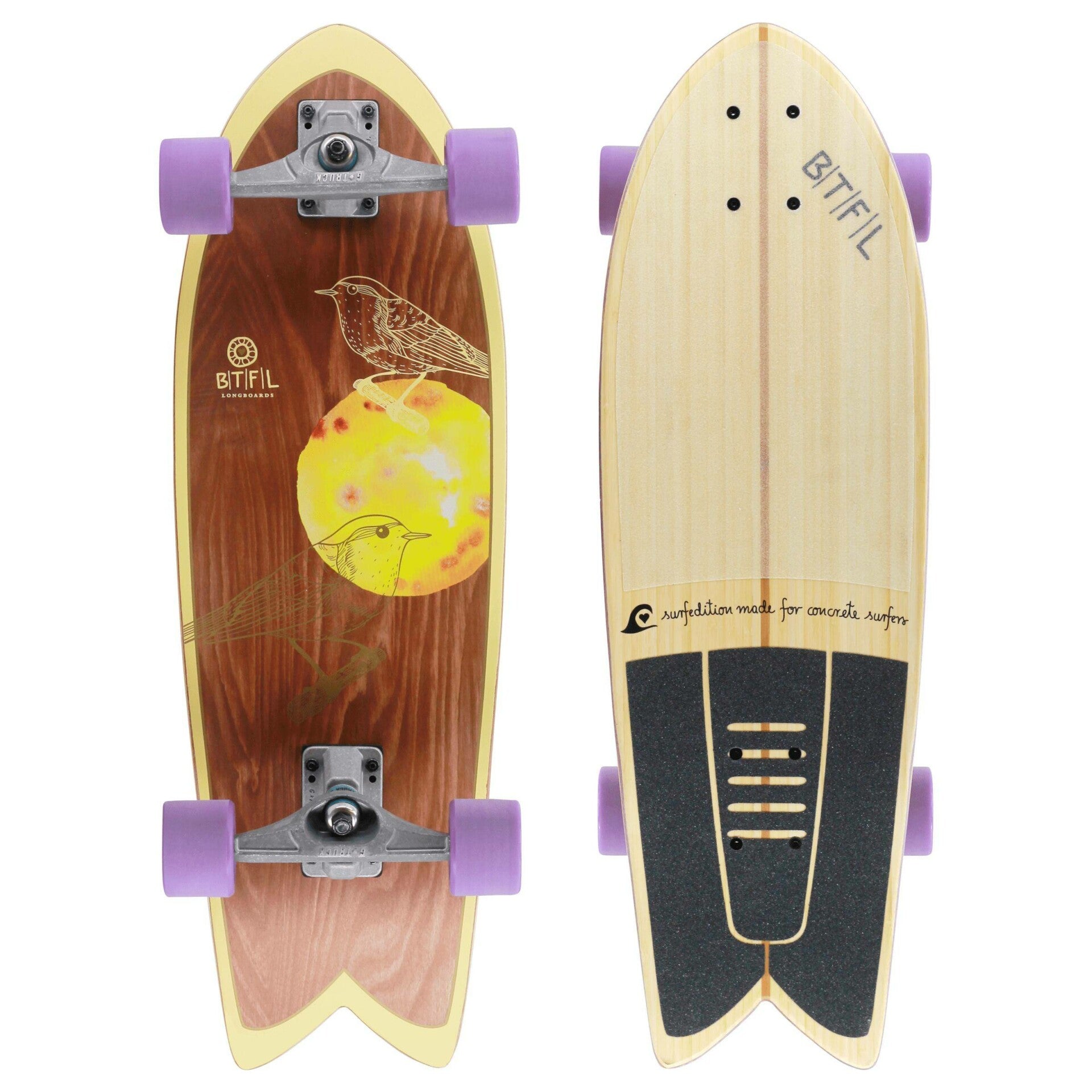 BTFL BETH - kurzes Surfskate mit Kicktail - Mooloolabas