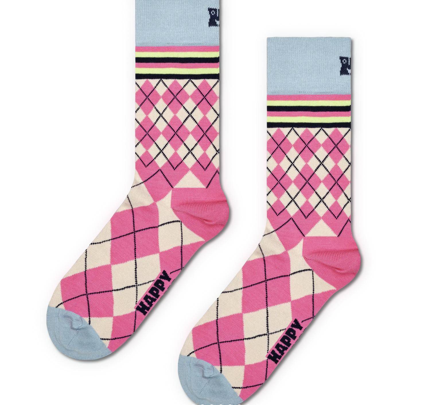 Happy Socks Mixed Argyle Socken