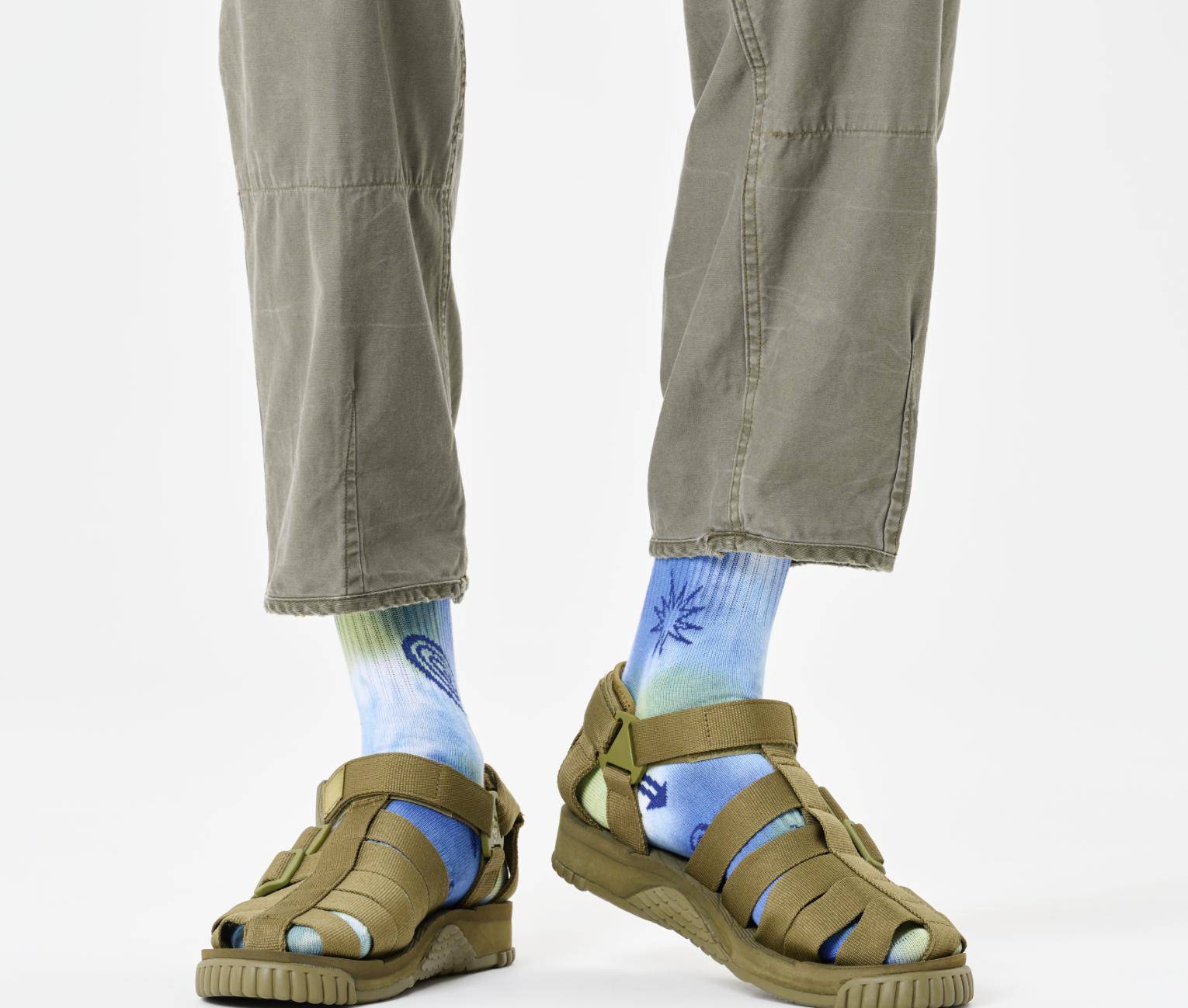 Happy Socks Hyper Tie-Dye Sneaker Sock