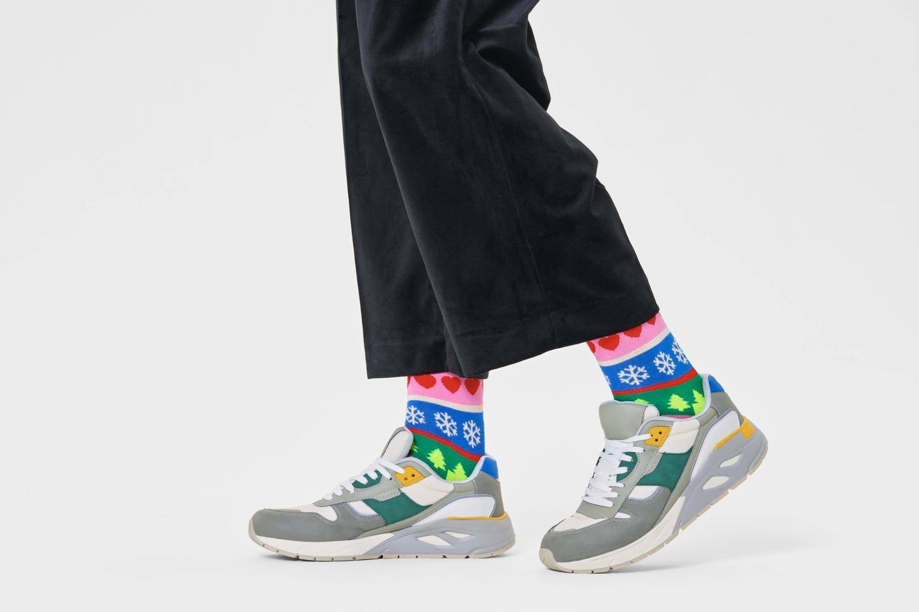 Happy Socks Christmas Stripe Socken