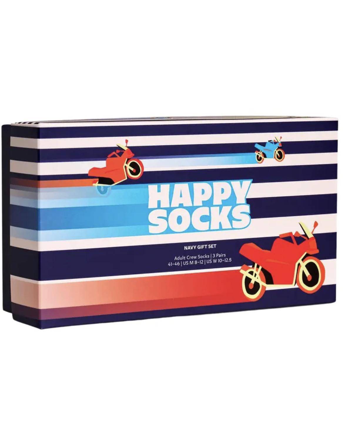 Happy Socks Navy Gift Set
