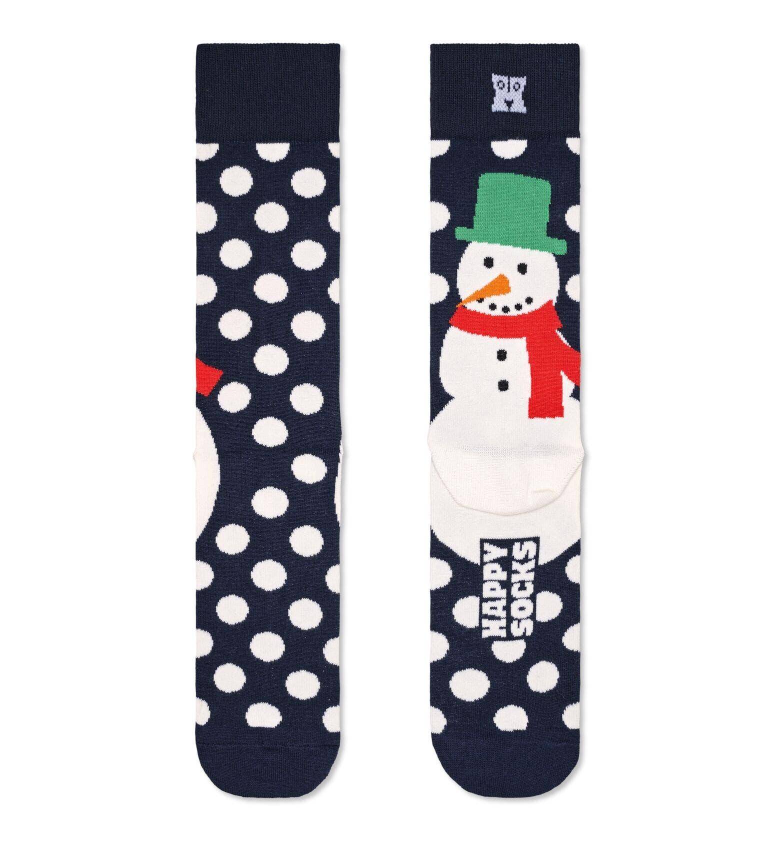 Happy Socks - Jumbo Snowman Socken