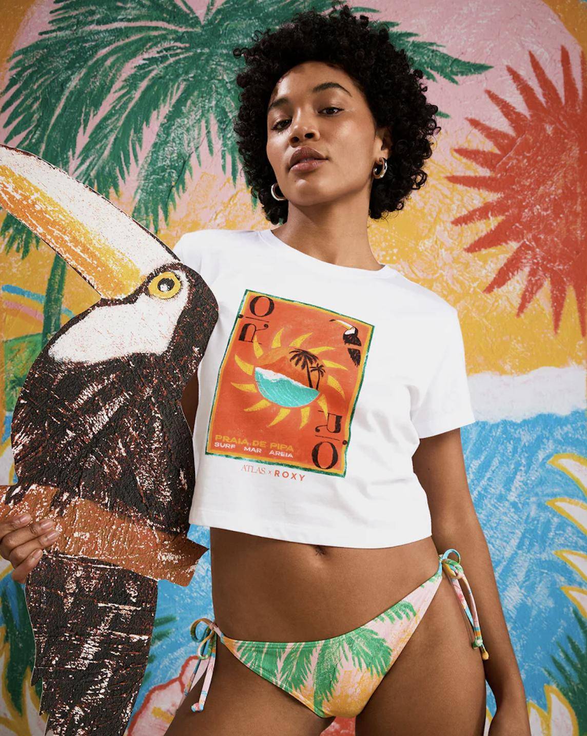 Roxy Atlas Ocean Regular Crop T-Shirt