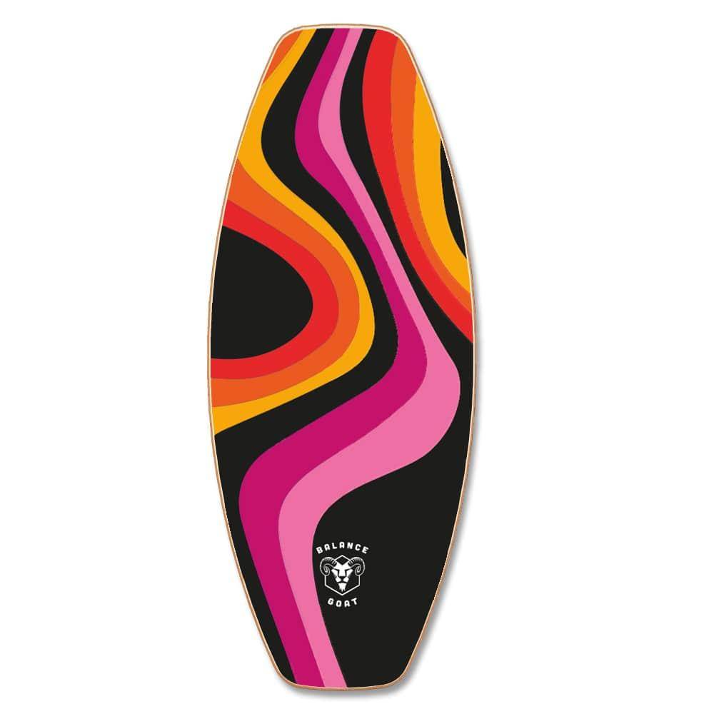 Daffy Boards Allrounder Balance Board Set mit Korkrolle - Design: Balance Goat Pro Model
