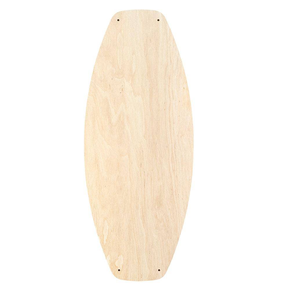 Daffy Boards Allrounder Balance Board Set mit Korkrolle - Design: Hibiskus