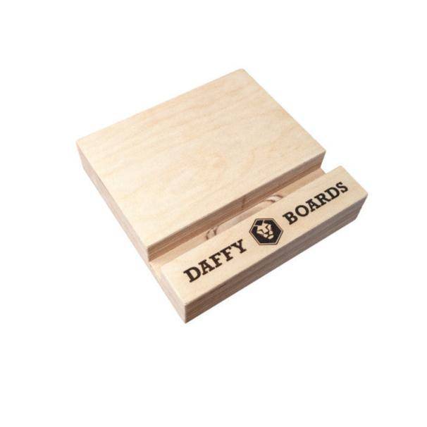 Daffy Boards Super-Bundle: Balance Board + Rolle + Kork-Halbkugel + Ständer, Design Neon