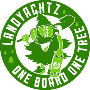 LANDYACHTZ - BATTLE AXE 38” DROP THROUGH LONGBOARD - Paper Tiger - Mooloolabas
