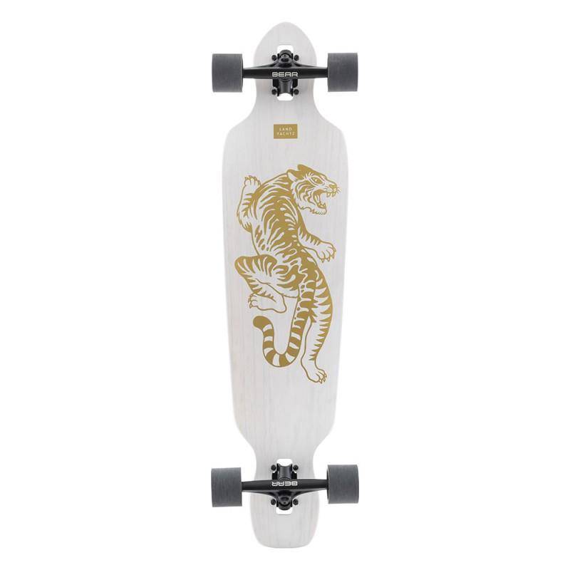 LANDYACHTZ BATTLE AXE BENGAL 38” DROP THROUGH LONGBOARD COMPLETE - Mooloolabas