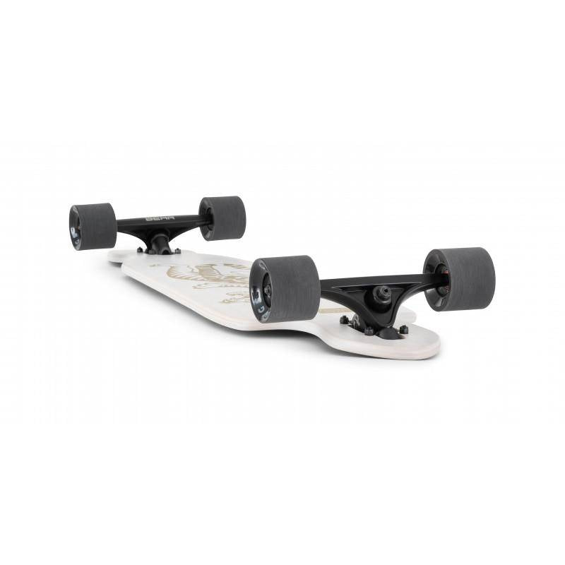 LANDYACHTZ BATTLE AXE BENGAL 38” DROP THROUGH LONGBOARD COMPLETE - Mooloolabas