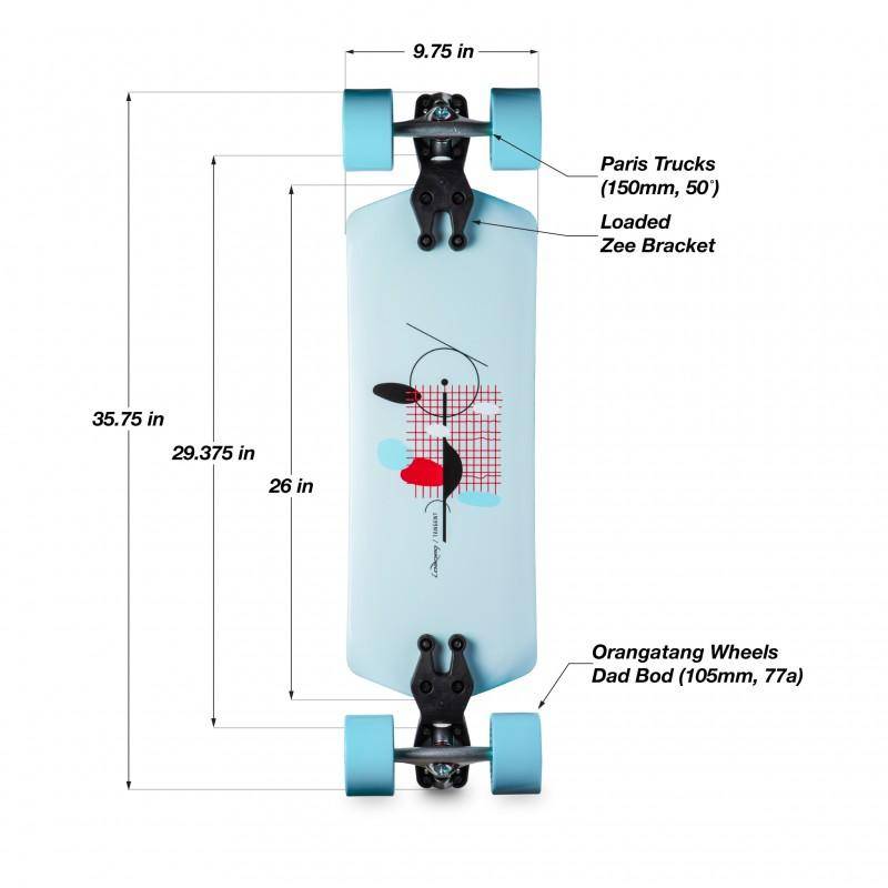 Loaded TANGENT 36" LONGBOARD Komplett