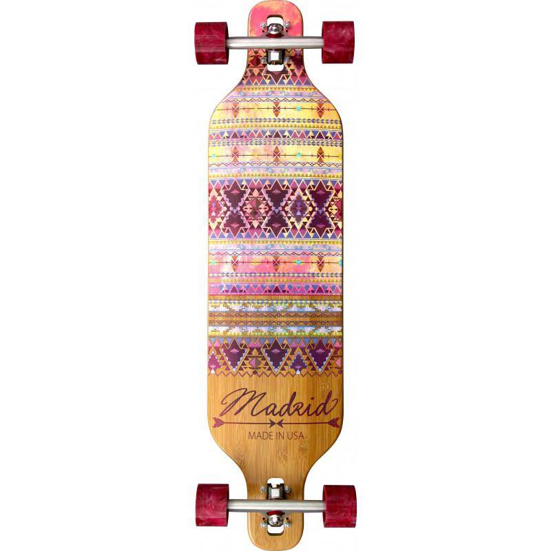MADRID DREAM 39" INDIE BAMBOO DT - LONGBOARD COMPLETE