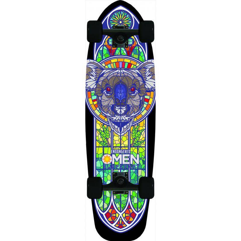 OMEN ENDANGERED KOALA 29" CRUISER SKATEBOARD COMPLETE - Mooloolabas