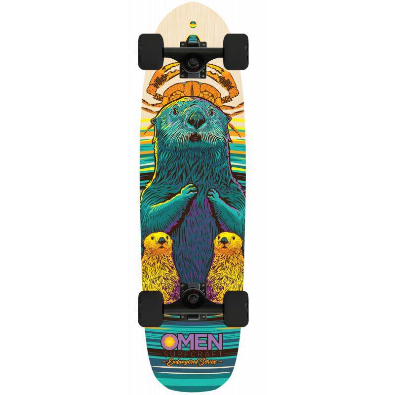 OMEN ENDANGERED SEA OTTER 33" LONGBOARD COMPLETE