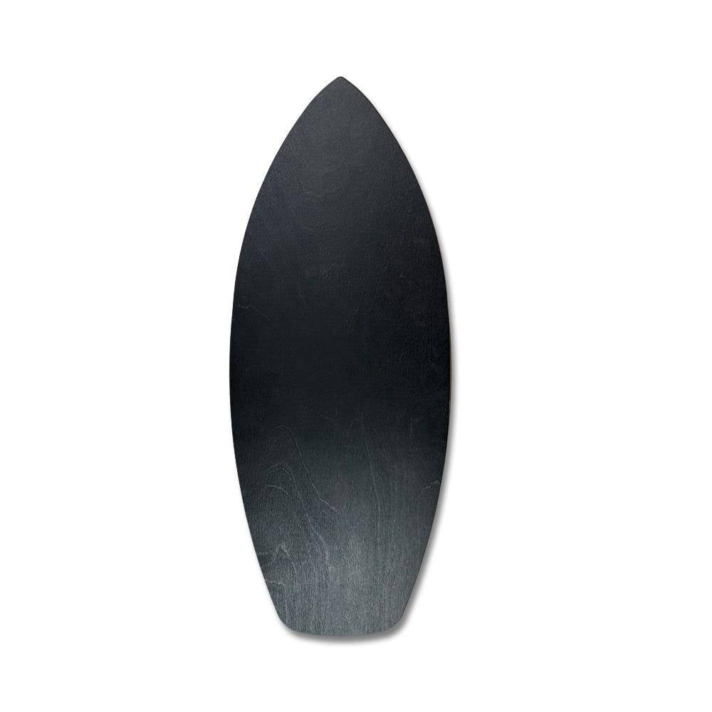 Daffy Boards Surf Style Balance Board with Fiberglass Core - Design: Black