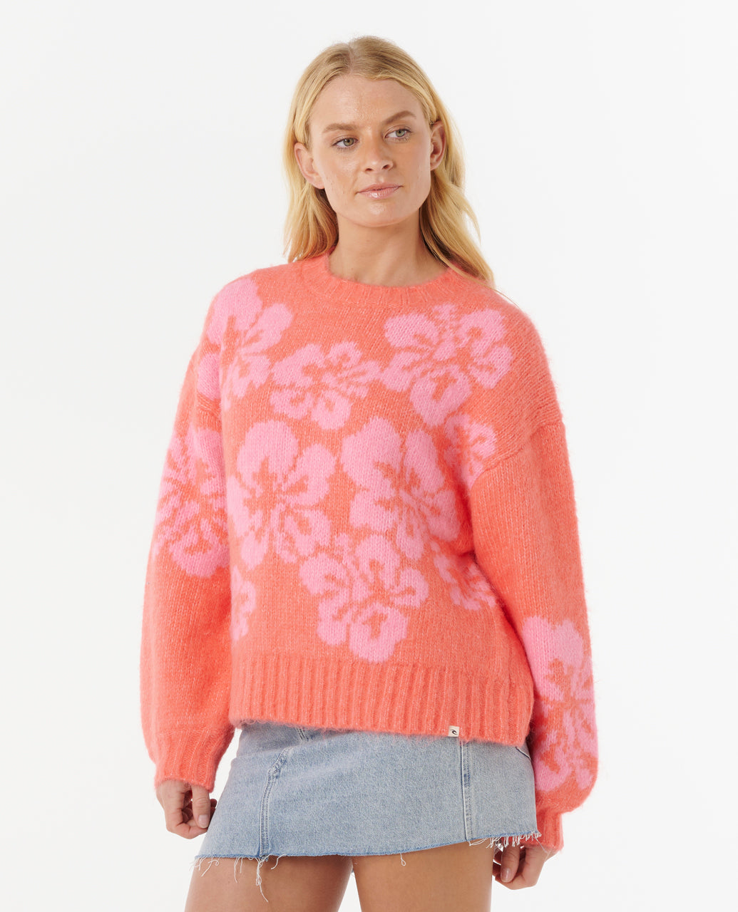 Rip Curl Hibiscus Heat Jacquard Pullover