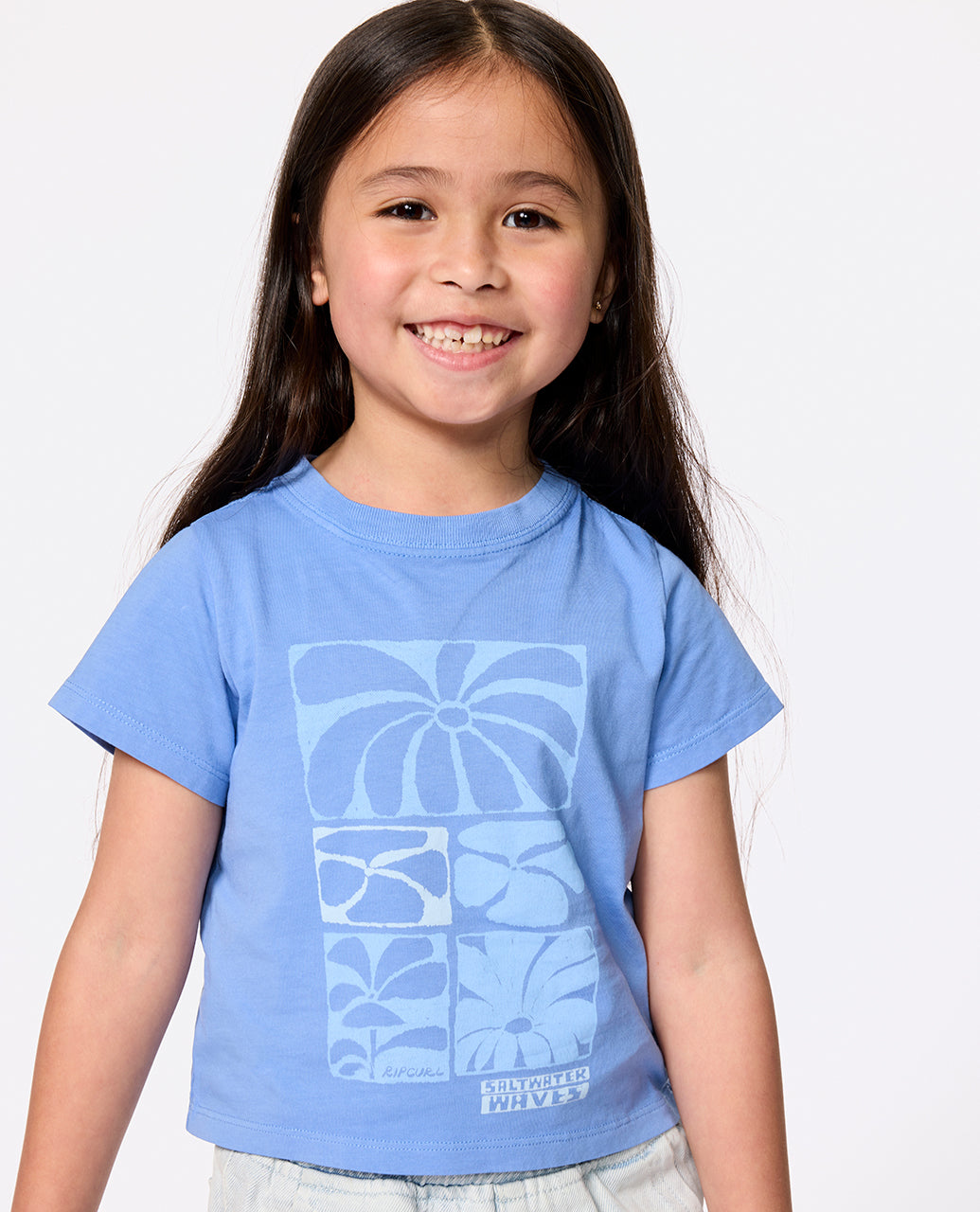 Rip Curl Artist of Search Standard T-Shirt für Mädchen (1-8 Jahre).