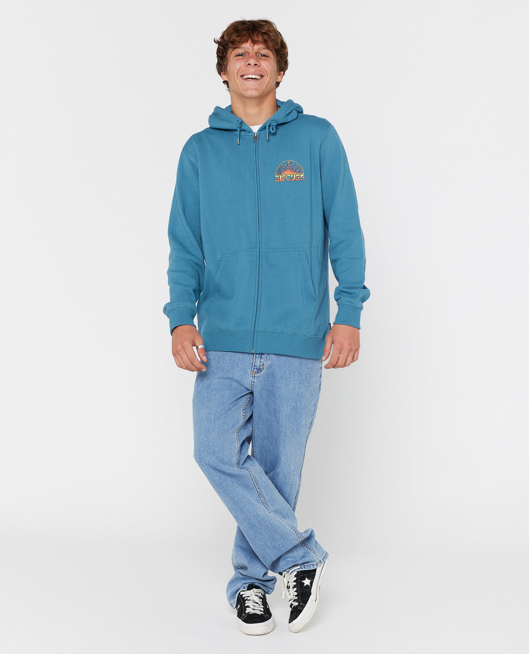 Rip Curl Grateful Shred Hoodie mit Reißverschluss
