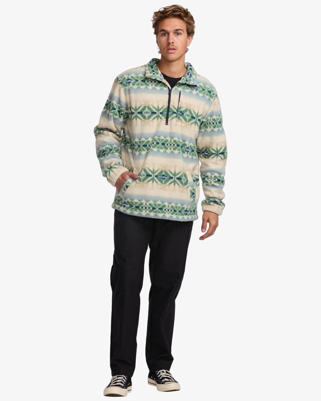 Billabong Boundary - Pullover-Sweatshirt mit Reißverschluss-Kragen für Männer