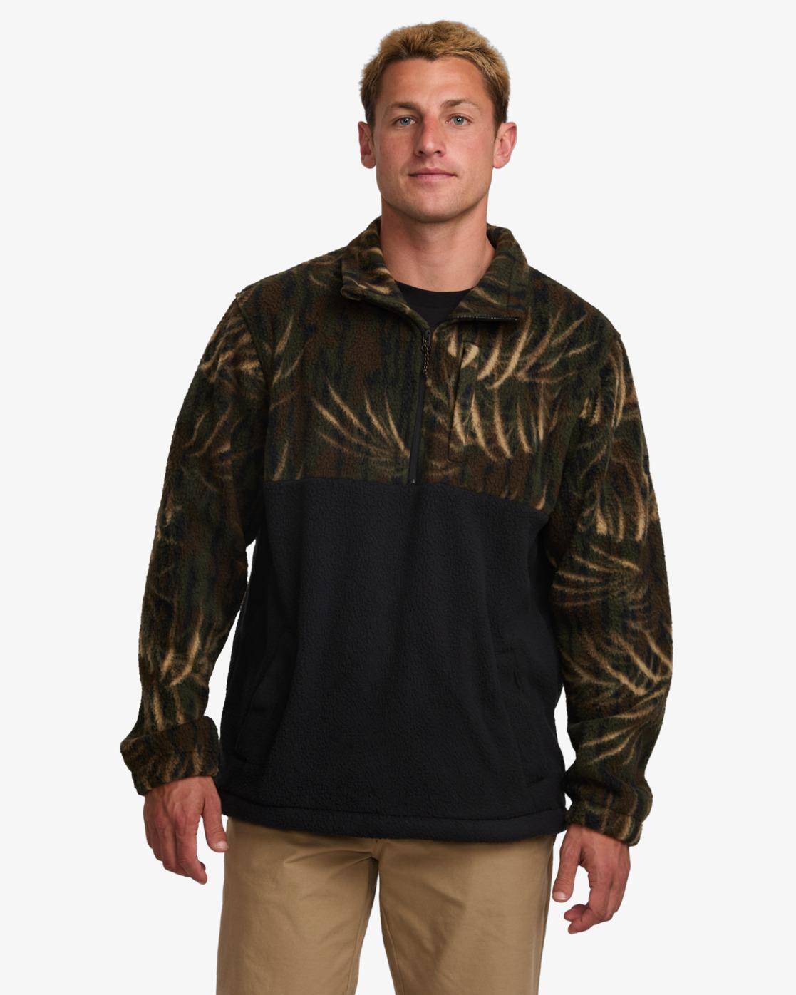 Billabong Boundary - Pullover-Sweatshirt mit Reißverschluss-Kragen für Männer