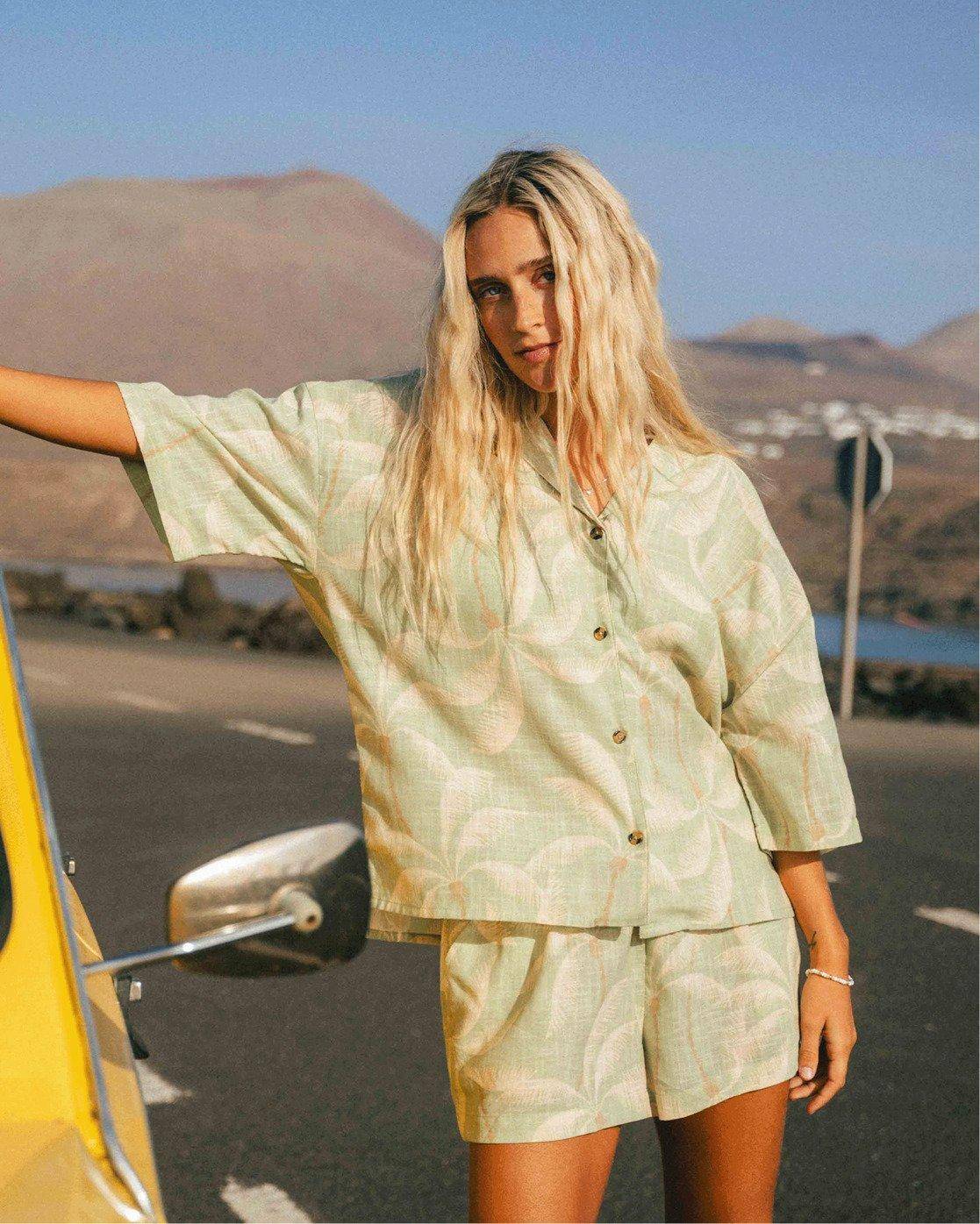 Billabong Beach side - Hemd mit kurzen Ärmeln für Frauen