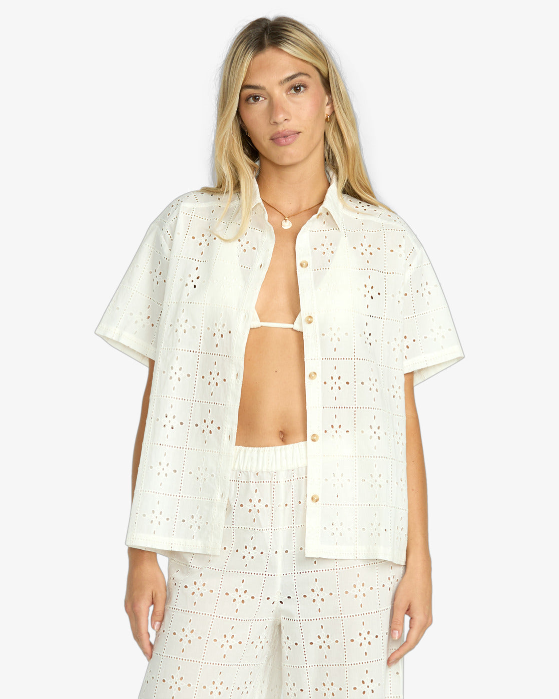 Billabong Eyelet Crush - Beach Coverup Shirt für Frauen