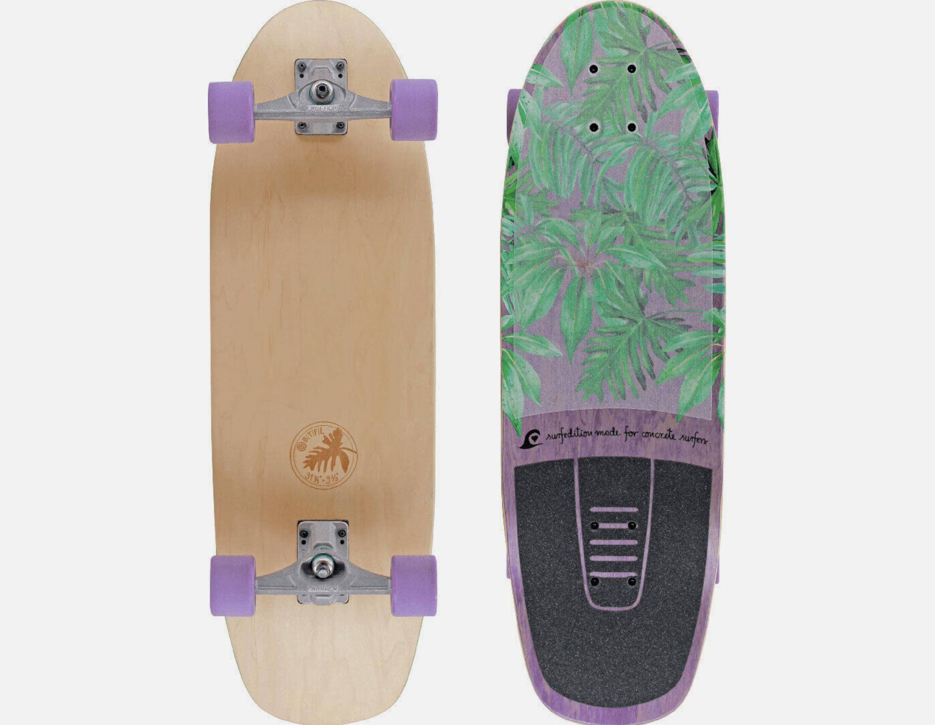 BTFL LENA - Surfskate Board mit Kicks