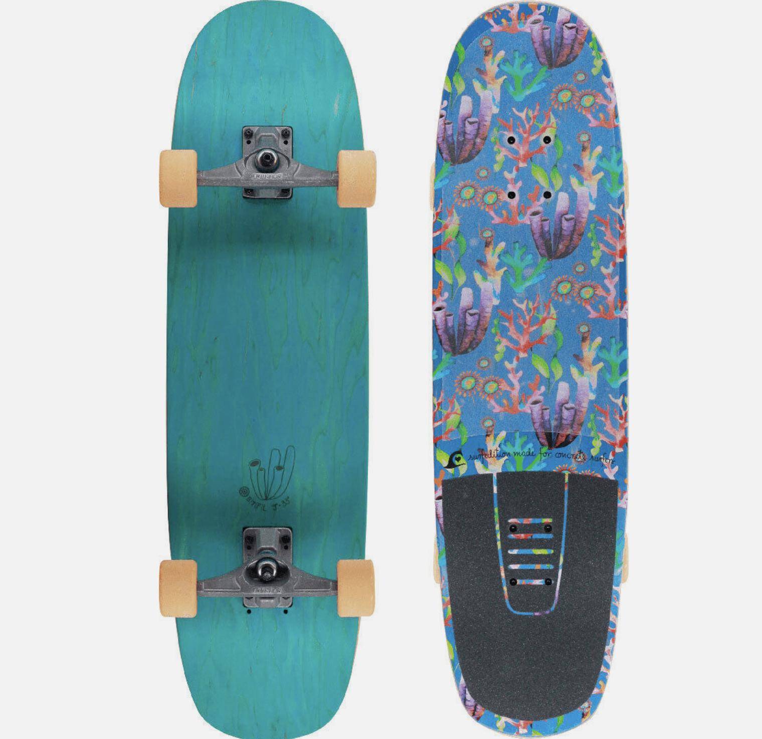 BTFL LIV - Surfskate Board with Nose and Tail
