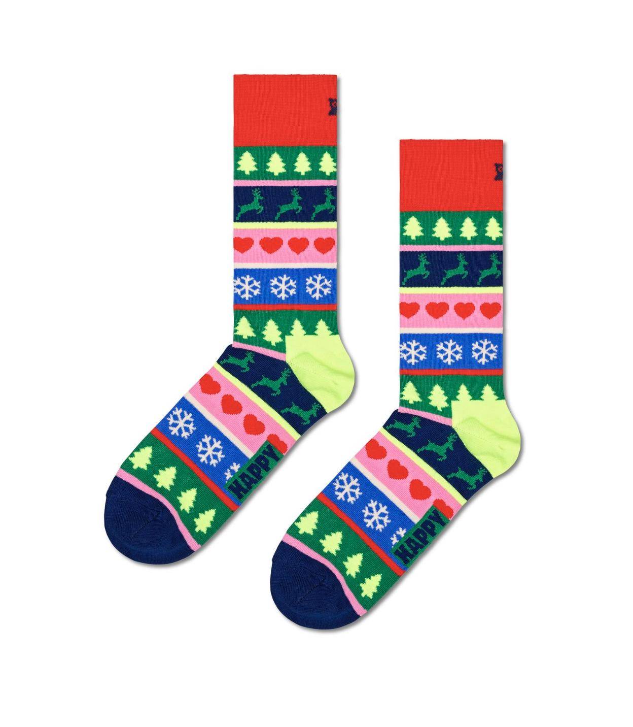 Happy Socks Christmas Stripe Socks