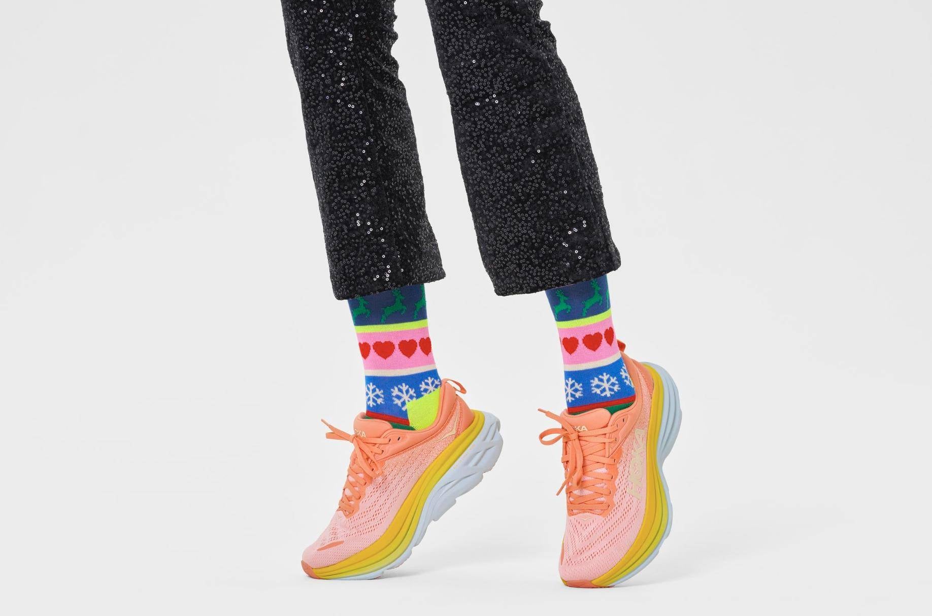 Happy Socks Christmas Stripe Socks