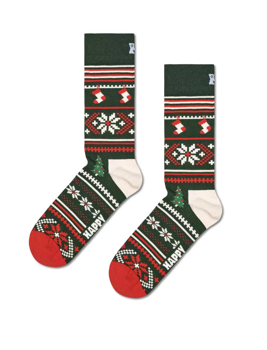 Happy Socks Christmas Sweater Socks