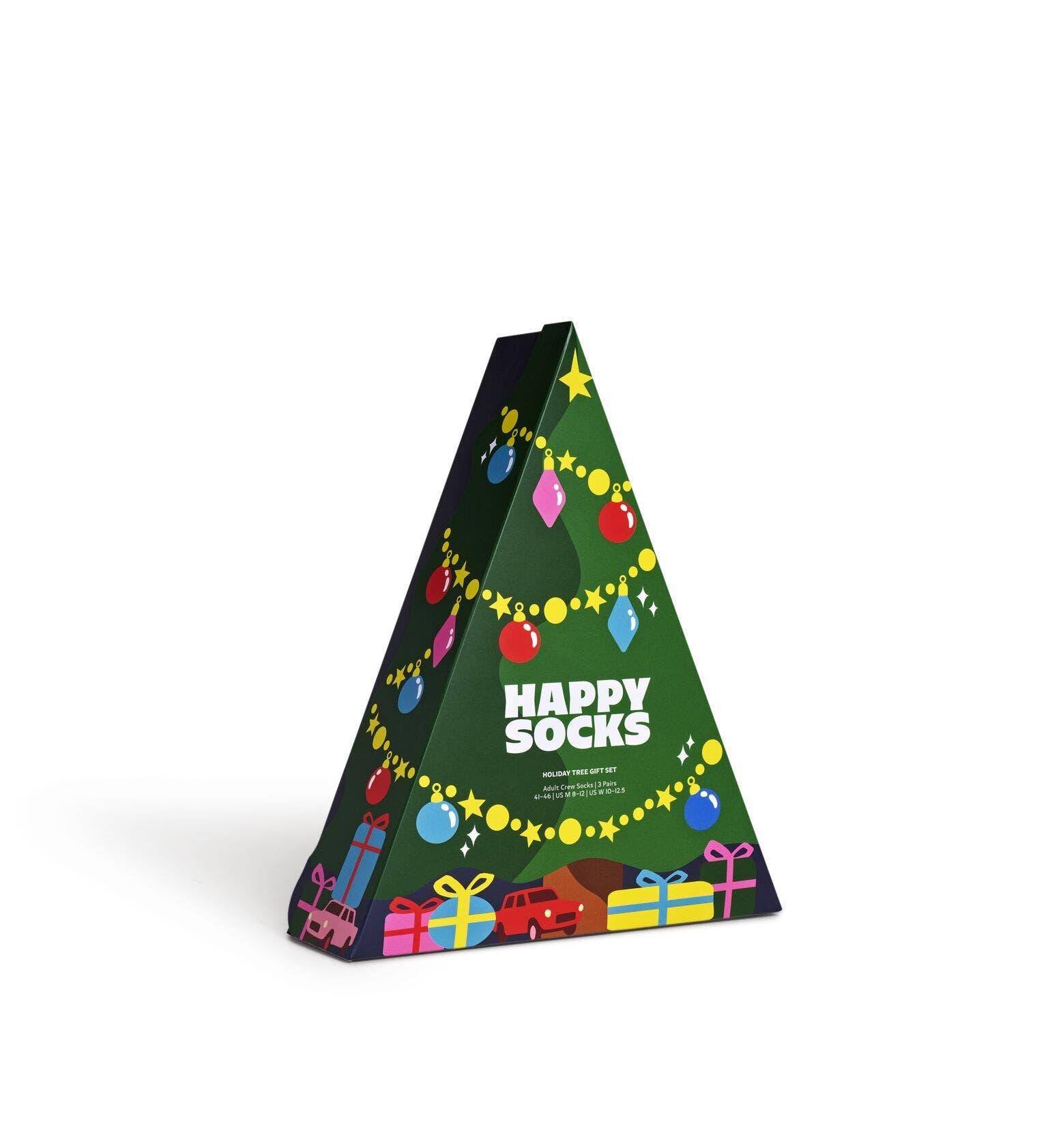 Happy Socks 3-Pack Holiday Tree Socks Gift Set