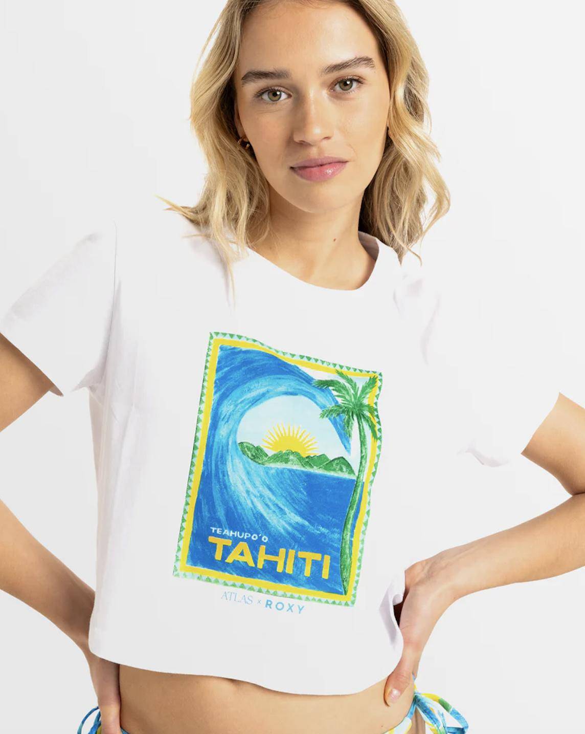 Roxy Atlas Ocean Regular Crop T-Shirt