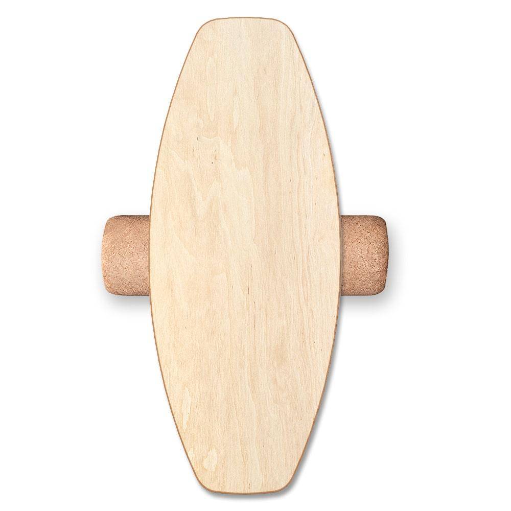 Daffy Boards Allrounder Balance Board Set mit Korkrolle - Design: Blank / DIY